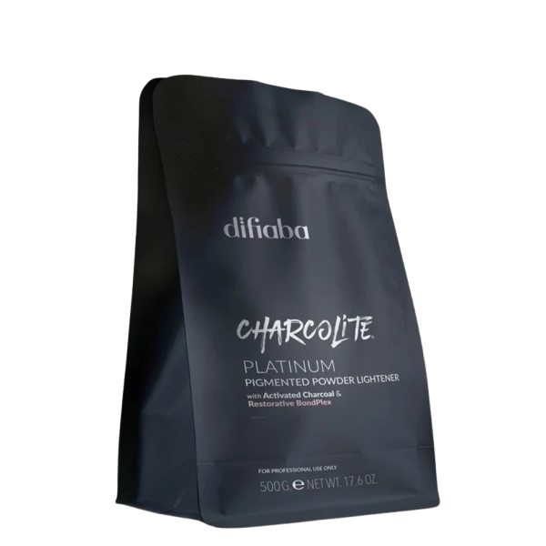 DIFIABA DECOLORACION EN POLVO PLATINUM CHARCOLITE CON CARBÓN ACTIVADO 500 GR