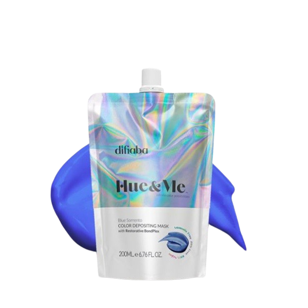 [DF04364] DIFIABA HUE&ME MASCARILLA COLOR  AZUL SORRENTO 200ML
