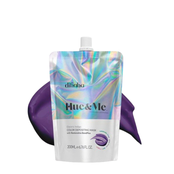 [DF04340] DIFIABA HUE&ME MASCARILLA COLOR ELECTRIC INDIGO 200ML