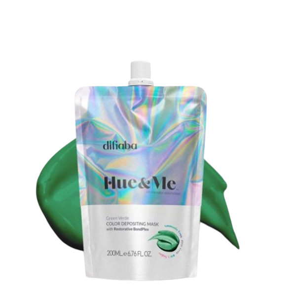[DF04357] DIFIABA HUE&ME MASCARILLA COLOR VERDE 200 ML
