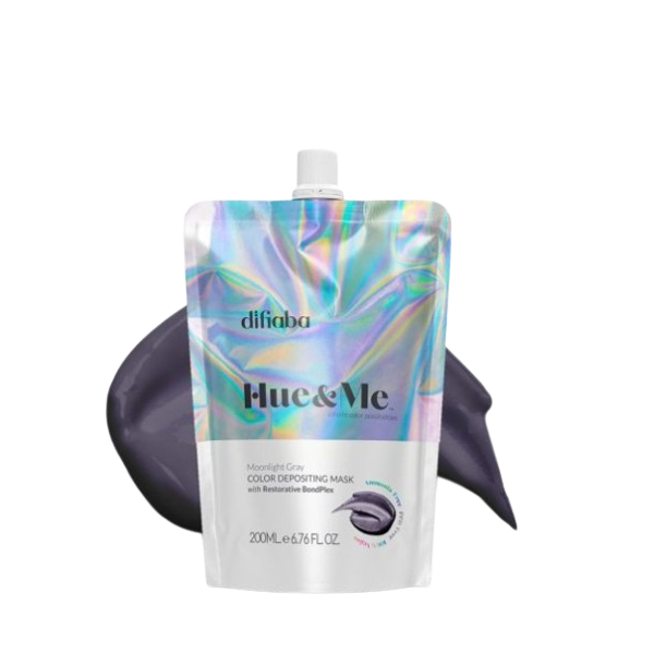 [DF04319] DIFIABA HUE&ME MASCARILLA COLOR GRIS CLARO DE LUNA 200ML