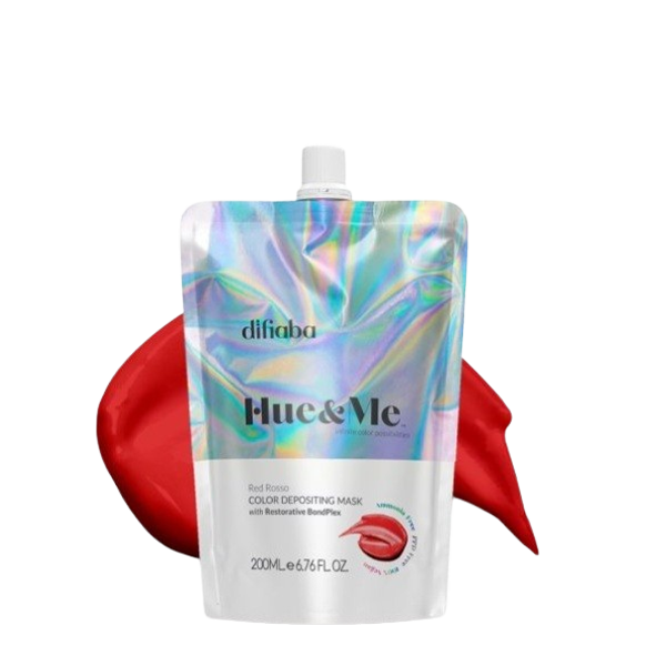 [DF04388] DIFIABA HUE&ME MASCARILLA COLOR ROJO ROSSO 200 ML