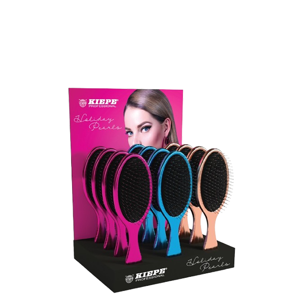 KIEPE CEPILLO HOLIDAY PEARLS (ROSA, AZUL, DORADO)