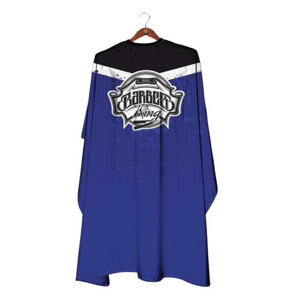 [KTKK17] KUATEK CAPA  AZUL, BLANCO Y NEGRO BARBER KING