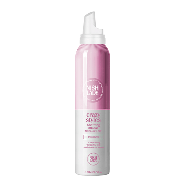 [NLY-131] NISHLADY ESPUMA FIJADORA CRAZY STYLES 200ML
