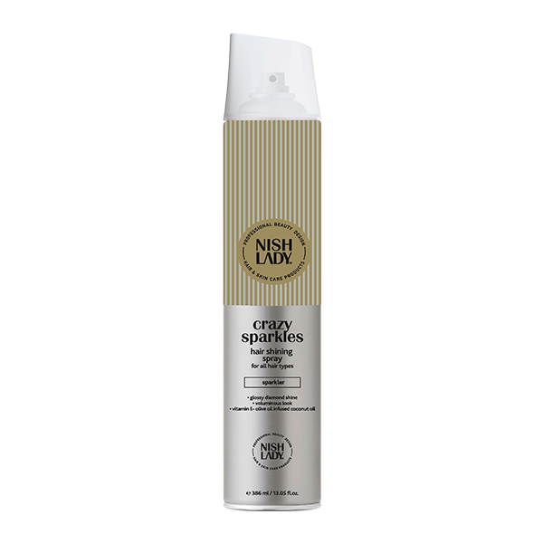 [NLY-130] NISHLADY LACA BRILO CRAZY SPARKLES 386ML