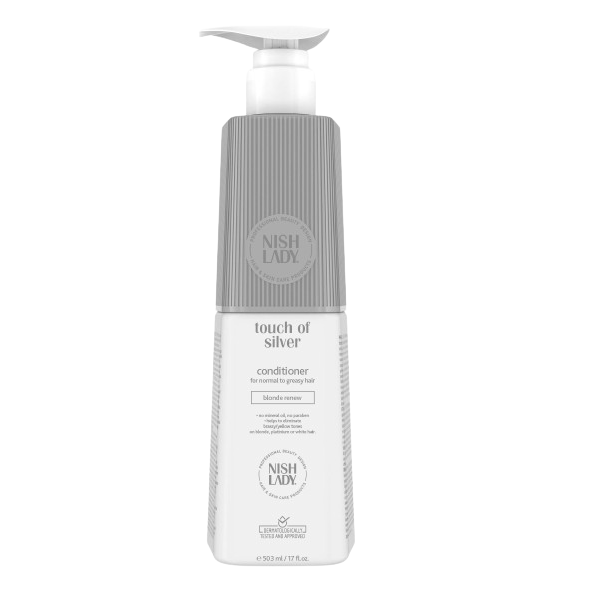 [NLY-120] NISHLADY ACONDICIONADOR TOUCH SILVER 503 ML