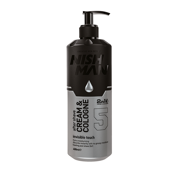 [NMN-108-05] NISHMAN AFTER SHAVE CREMA y COLONIA INVISIBLE TOUCH 05 400 ml