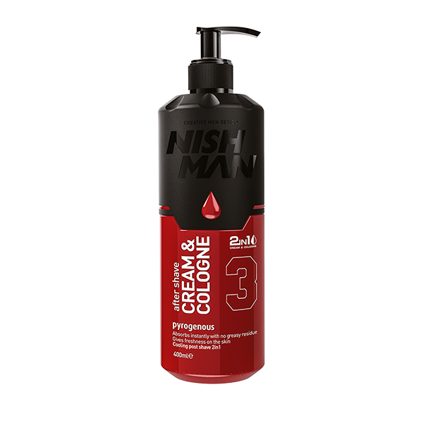 [NMN-108-03] NISHMAN AFTER SHAVE CREMA y COLONIA PYROGENOUS 03 400ml