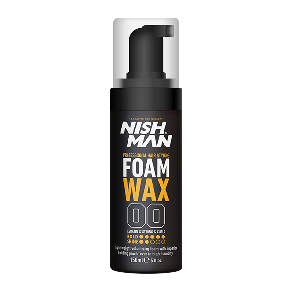 [NMN-163] NISHMAN CERA EN ESPUMA KERATIN & STRONG & CURLS 150 ml Nº 00