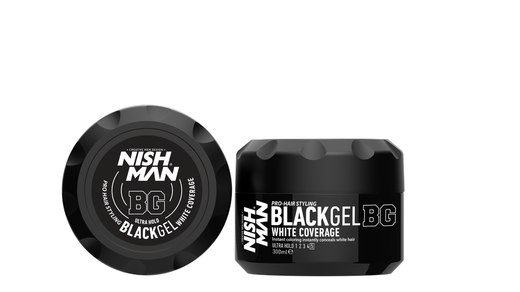 NISHMAN GEL GOMINA NEGRA 300 ml