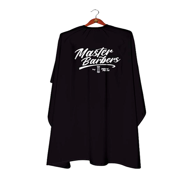 NISHMAN CAPA MASTER BARBER  NEGRA (LETRAS BLANCAS)