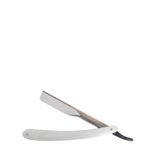 [NMN-176-WHI] NISHMAN NAVAJA DE CARRIL DE PLASTICO BLANCA 1044W