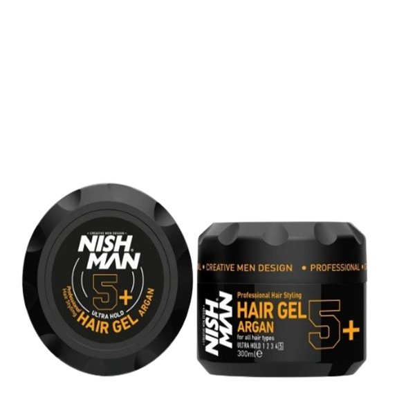 NISHMAN GEL GOMINA CON ARGAN ULTRA FUERTE 5+ 300 ml