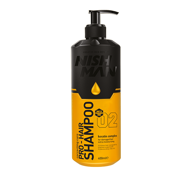 [NMN-117-400] NISHMAN SHAMPOO LIBRE DE SAL Y PARABENOS KERATIN 02 400 ml