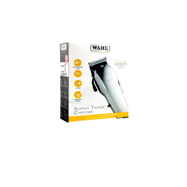 [08463-316H] WAHL CLIPPER CHROME SUPER TAPER CON CABLE