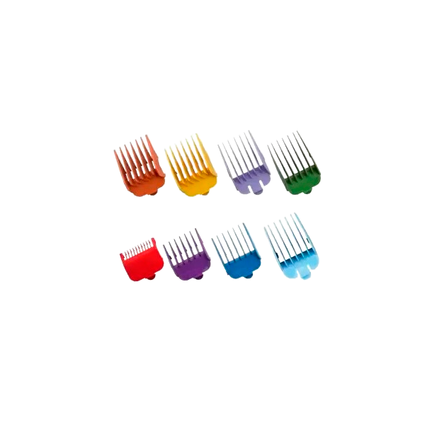 [03170-417] WAHL PACK DE 8 PEINES  DE PLASTICO DE COLORES