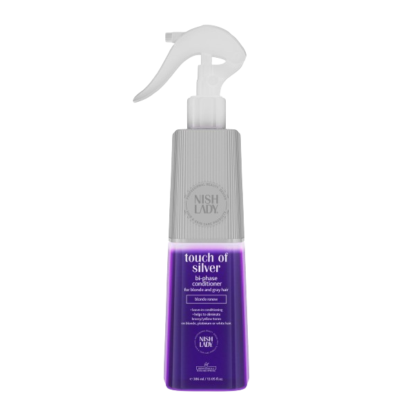 [NL-BI-PHASE-TOS] NISHLADY BI PHASE CONDITIONER  TOUCH OF SILVER 386 ML