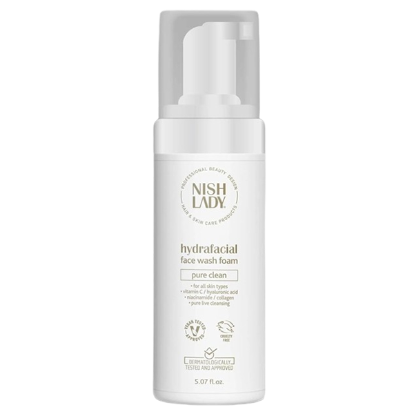 [NL-HYDRA-FOAM] NISHLADY HYDRAFACIAL FACE WASH FOAM 150 ML