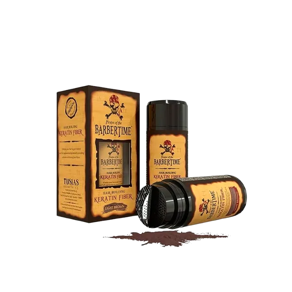 [BT-139-LB] BARBERTIME FIBRA CAPILAR CASTAÑO CLARO 21gr