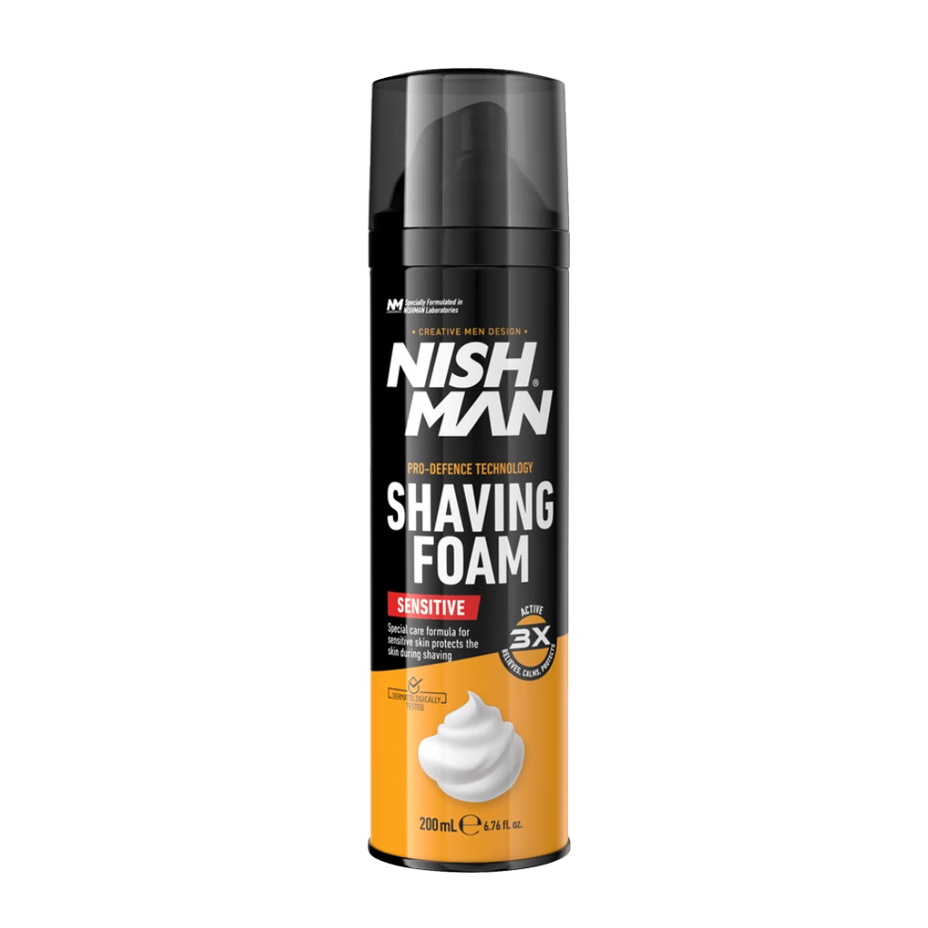 [NMN-402-SEN] NISHMAN ESPUMA DE AFEITAR SENSITIVE 200 ml