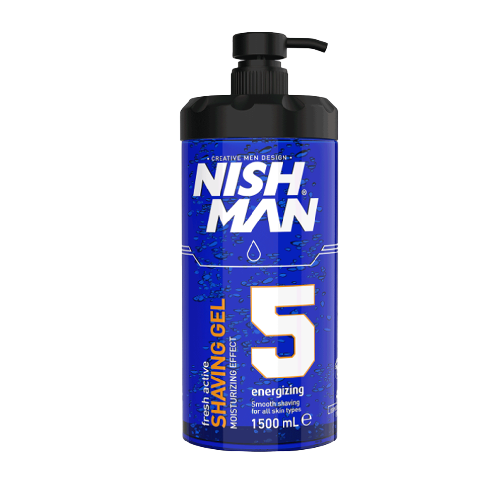 [NMN-115-05] NISHMAN  GEL DE AFEITADO 05 AZUL 1500 ml